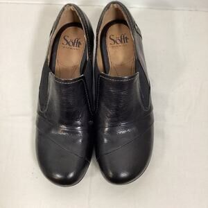 Sofft Premier Women's Leather Slip-on Loafers Comfort Shoes Black Size 8.5